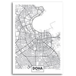 Carte Du Monde Déco Doha