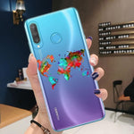 Coque mappemonde huawei.