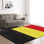 Tapis carte du monde drapeau belge.