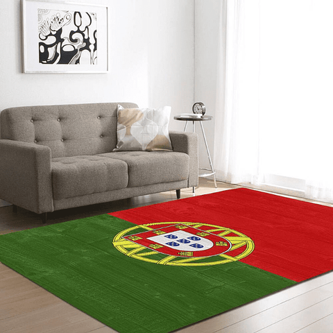 Tapis mappemonde drapeau portugais.