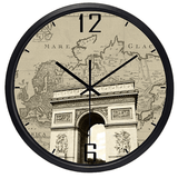 Horloge map monde de l'arc de triomphe.