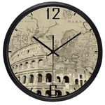 Horloge map monde de Rome.