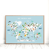 Carte du monde enfant joy.