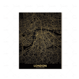 Carte du monde déco Londres.