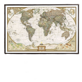 Carte du Monde Vintage