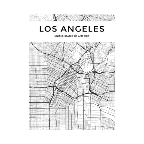 Carte Du Monde Déco Los Angeles