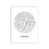 Carte Du Monde Déco London Sphère