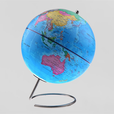 Globe Terrestre Design Sur Pied