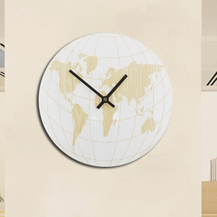 Horloge mondiale murale design.