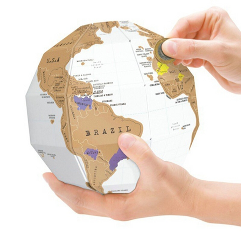 Puzzle 3d mappemonde globe