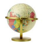 Globe Terrestre Ancien Déco Vintage