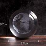 Petit Globe Terrestre Décoratif Transparant