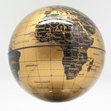Globe Terrestre Magnétique Doré Et Noir