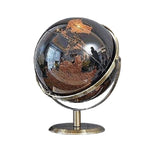 Globe terrestre design en alliage