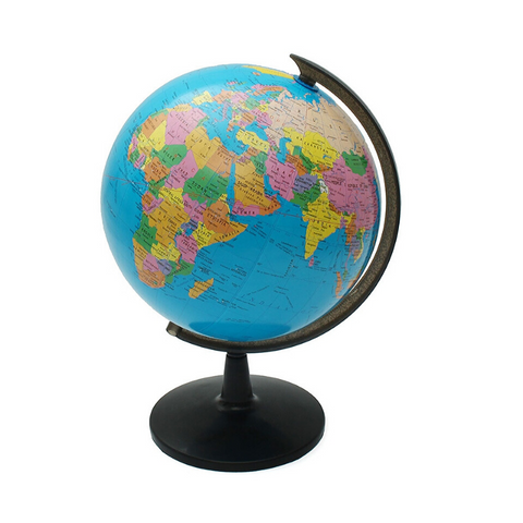 Globe du Monde Entier Coloré