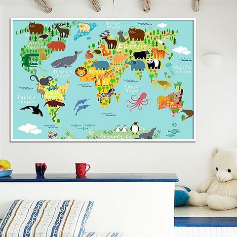 Carte du monde enfant Mathys.