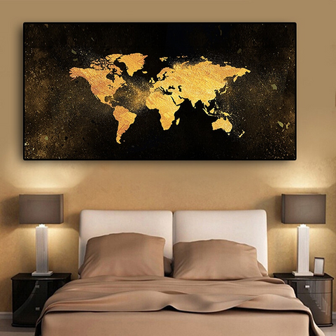 Grand Poster Carte du Monde